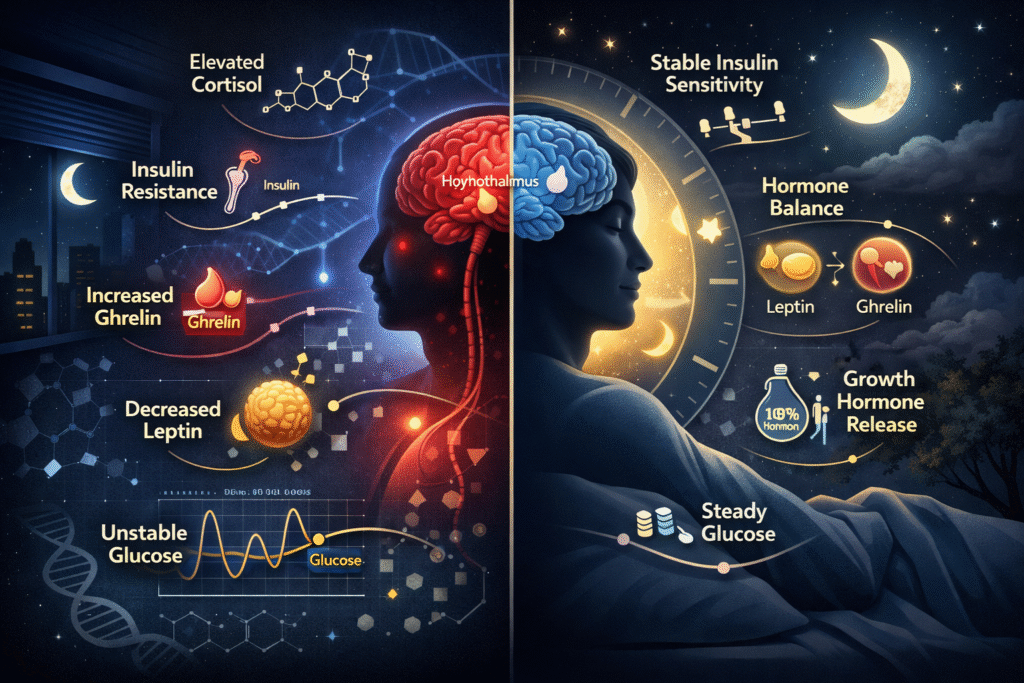 Sleep Affects Metabolic Health to prevent insulin resistance