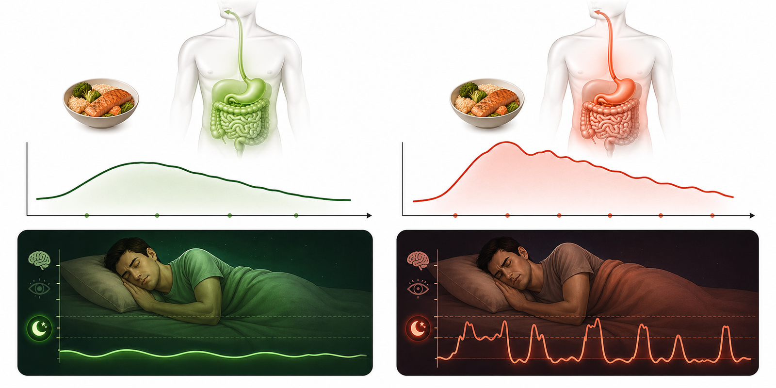 Poor Sleep and Glucose Control are connected